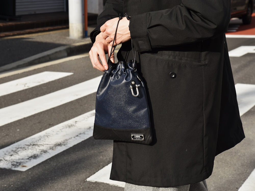 Morino Canvas Collaboration / Drawstring Succotch Bag