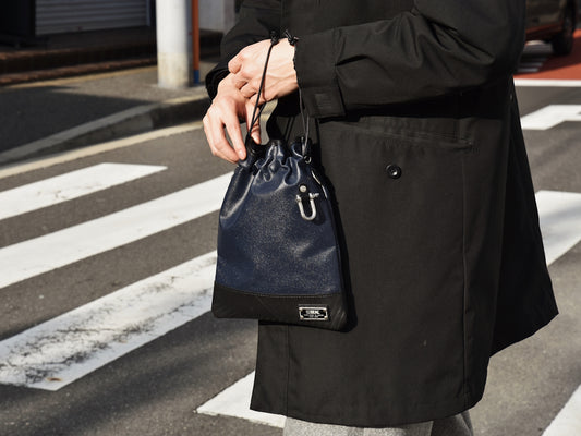 Morino Canvas Collaboration / Drawstring Succotch Bag