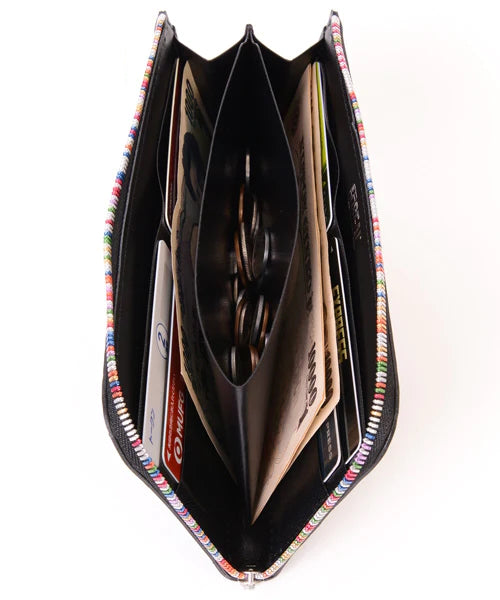 L-Shape Zipper Long Wallet / Multi-color