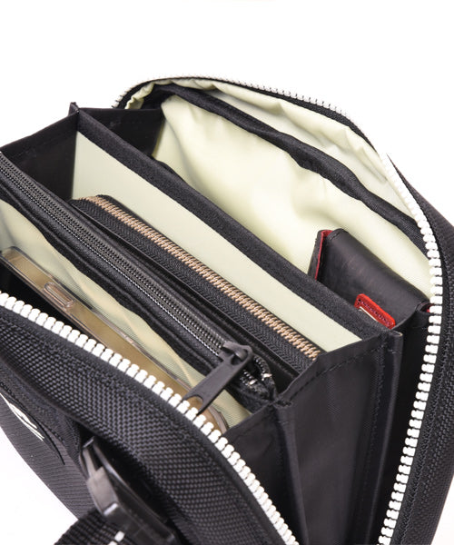 Organizer shoulder bag night ride model