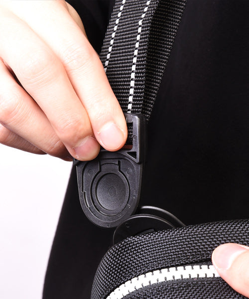 Organizer shoulder bag night ride model