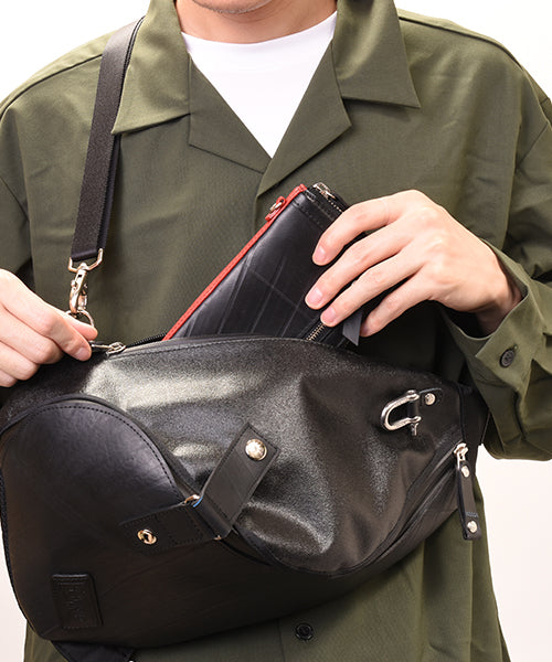 Morino Hanpu collaboration / one shoulder bag spiral PRO MODEL