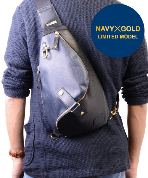 Morino Hanpu collaboration / one shoulder bag spiral