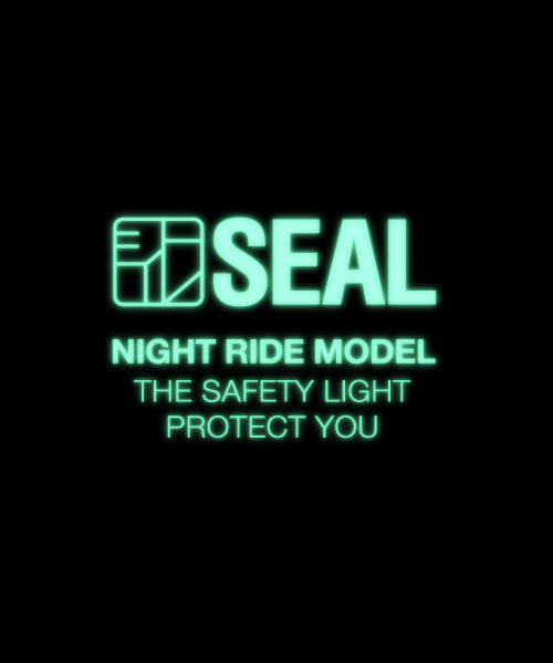 One shoulder bag spiral night ride model