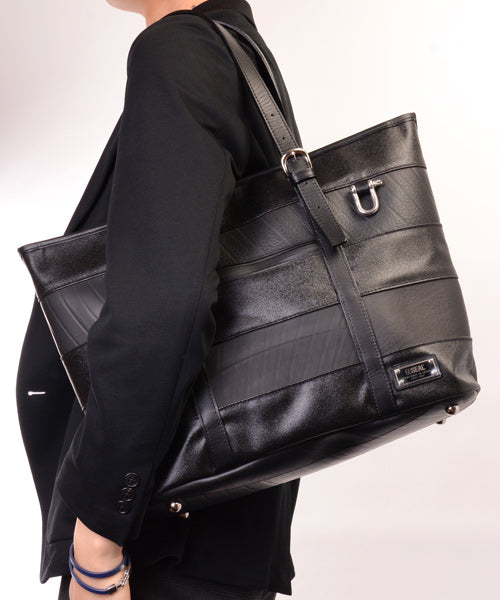 모리노 한푸 콜라보레이션 / 보더 토트백