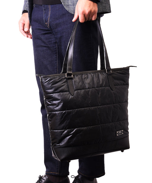Fujikura Koso Collaboration / Vertical Quilted Tote Bag AIR MODEL