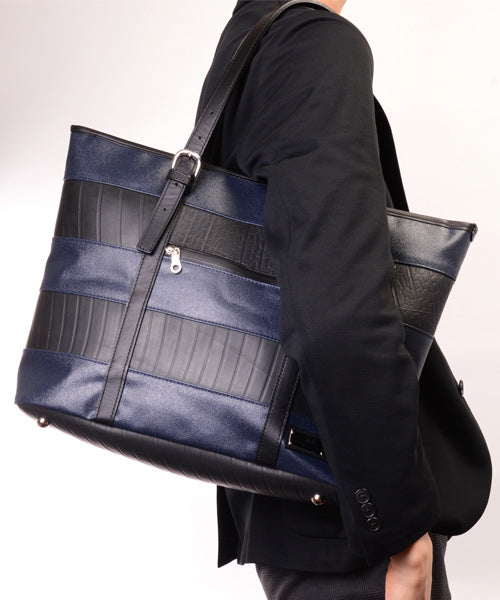 모리노 한푸 콜라보레이션 / 보더 토트백