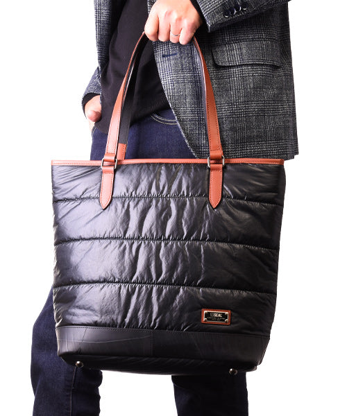 Fujikura Koso Collaboration / Vertical Quilted Tote Bag AIR MODEL