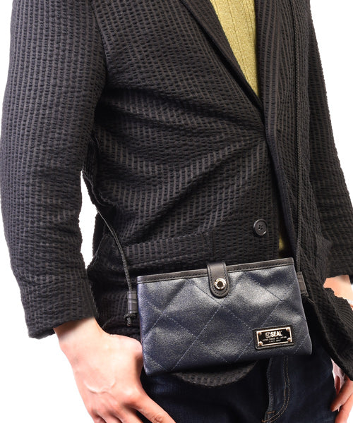 Morino Hanpu Collaboration / Quilted Mobile Pouch