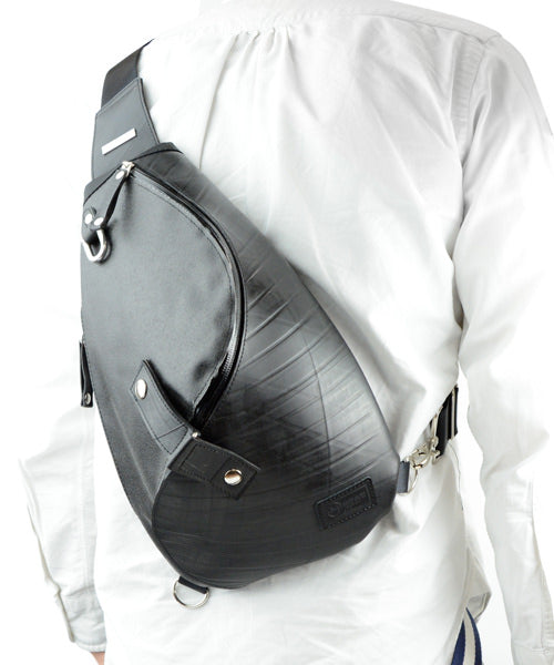 Morino Hanpu collaboration / one shoulder bag spiral