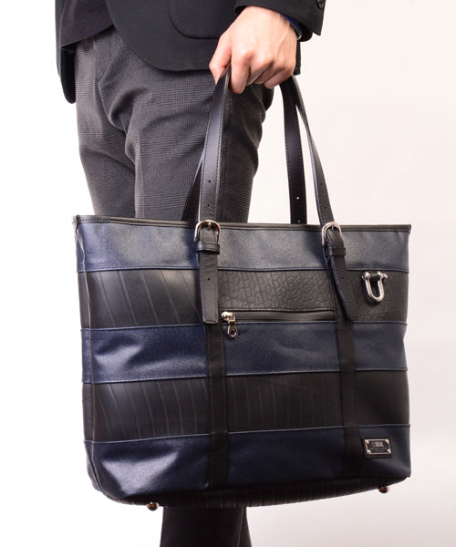 모리노 한푸 콜라보레이션 / 보더 토트백