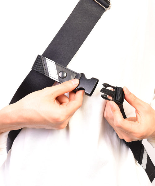 Cross strap night ride model