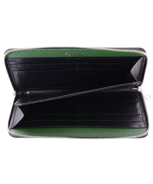 초박형 라운드 지퍼 지갑