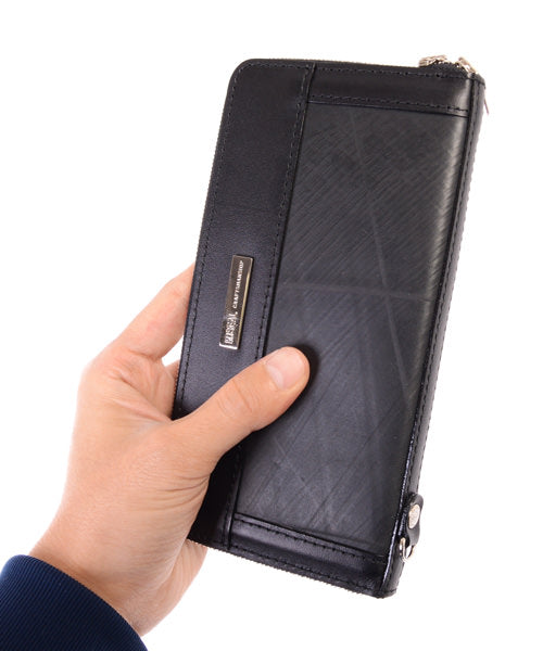 초박형 라운드 지퍼 지갑