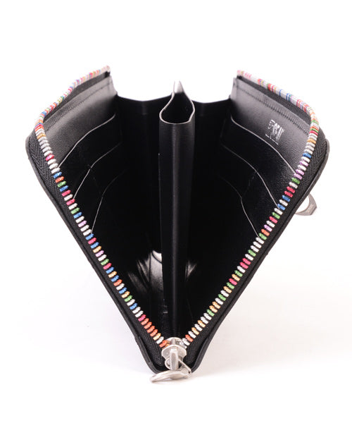 L-Shape Zipper Long Wallet / Multi-color