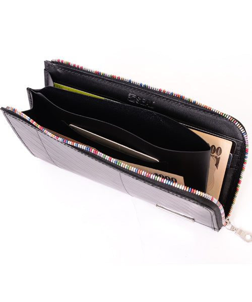 L-Shape Zipper Long Wallet / Multi-color