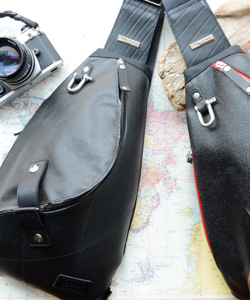 Morino Hanpu collaboration / one shoulder bag spiral