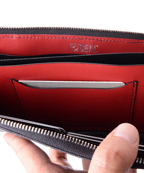L-Shape Zipper Long Wallet