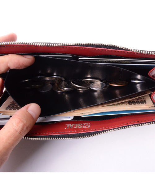 L-Shape Zipper Long Wallet