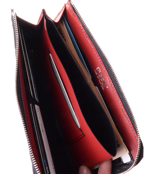 L-Shape Zipper Long Wallet