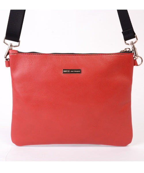 Reversible mini sakosh made of genuine leather