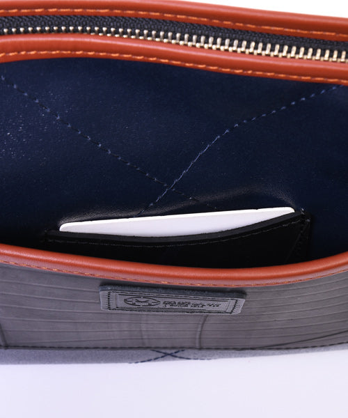 Morino Hanpu Collaboration / Quilted Clutch Bag