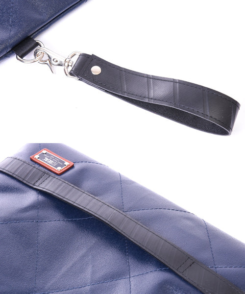 Morino Hanpu Collaboration / Quilted Clutch Bag