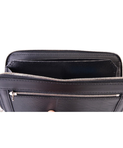 초박형 라운드 지퍼 지갑