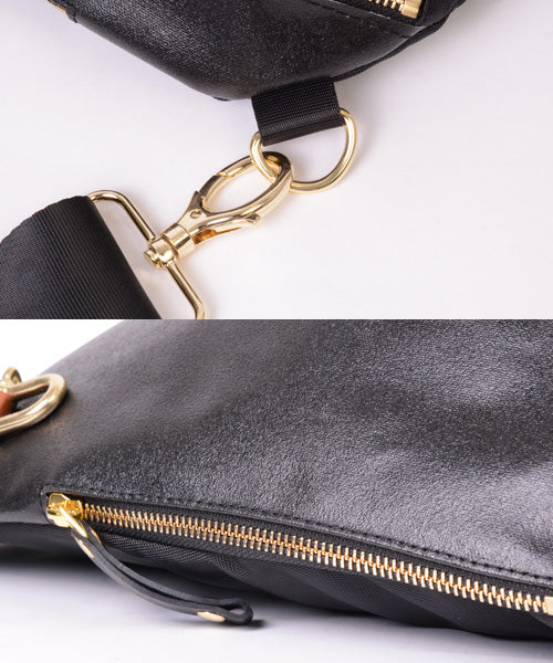 Morino Hanpu collaboration / one shoulder bag spiral