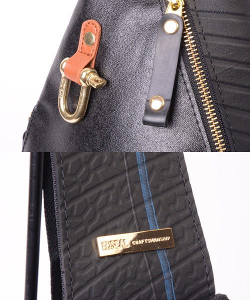 Morino Hanpu collaboration / one shoulder bag spiral