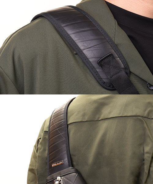 Morino Hanpu collaboration / one shoulder bag spiral PRO MODEL