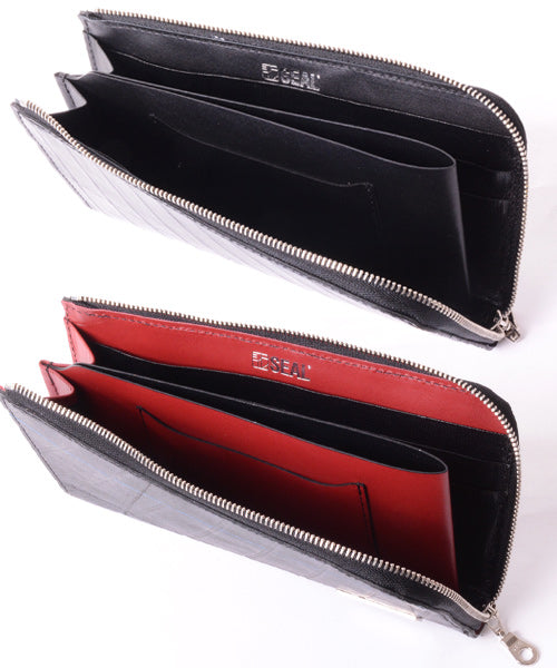 L-Shape Zipper Long Wallet